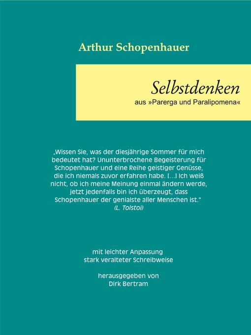 Kápumynd af Selbstdenken